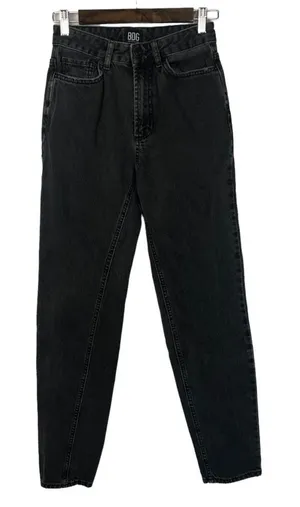 Urban Outfitters BDG Black‎ High Rise Mom Straight Leg Jeans 25 thumbnail 1
