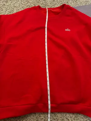 Alo Accolade Crewneck Pullover - Bold Red thumbnail 7