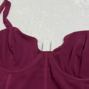 NEW Lulus Sincerely Poised Plum Backless Bustier Tiered Maxi Dress Size XXL HOCO thumbnail 11