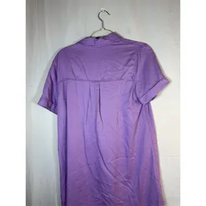 Day + Moon Shirt Dress Womens Size S Purple Denim Mini Short Sleeve thumbnail 11