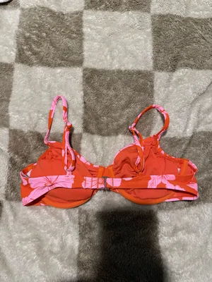 Red and Pink Bikini Top Size M thumbnail 2