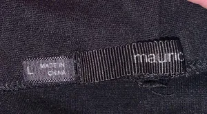 Maurices black stretchy office pencil skirt thumbnail 5