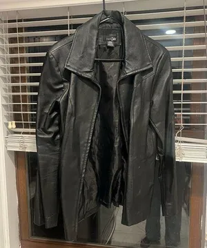 Black leather jacket blazer Genuine leather / vintage thumbnail 1