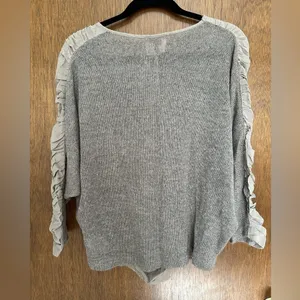Aryn K. Gray Dolman Sleeve Mixed Media Wool/Silk Sweater Size S Long‎ Sle… thumbnail 3