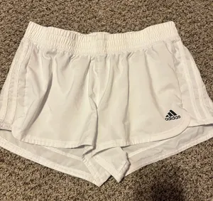 white adidas shorts  thumbnail 1