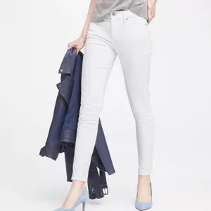 Banana Republic Premium Denim White Skinny Jeans Size 30 Ankle thumbnail 14