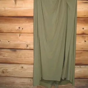 Mac Duggal 55696 Womens Olive ONE SLEEVE BEADED CUFF SIDE TWIST GOWN thumbnail 12
