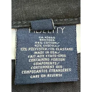 Fidelity Denim Malibu High wide crop raw hem Venetian Blue Jeans, size 31 thumbnail 10