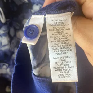 FINAL MARKDOWN LOFT Blue Patterned Cardigan medium thumbnail 5