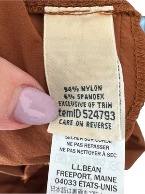 L.L.Bean - NWT Women’s Access Trail Shorts Cinnamon Regular 5” Hiking Sz 14 thumbnail 8