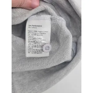 tasc Performance Sweatshirt Womens Medium Gray‎ Henley V-Neck Cropped Bamboo thumbnail 5