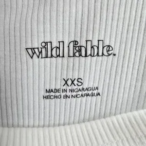 Wild‎ Fable White Ribbed Sleeveless Tank Top XXS thumbnail 3