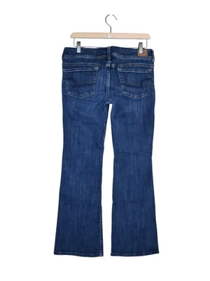 American Eagle Women's 8 Short Dark Wash Low-Rise Vintage Original Boot Jean thumbnail 2