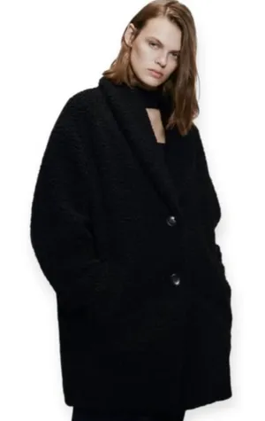 Zara Teddy coat  thumbnail 1