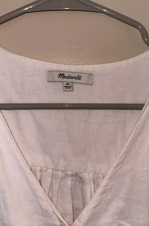 Madewell Linen Top thumbnail 4