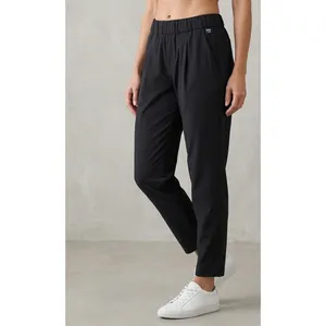 Vuori Black Optimist Pants Womens Size L High Rise Elastic Waist Activewear L thumbnail 7
