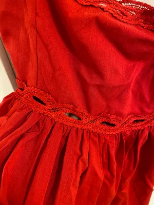 Showpo Red Linen Dress thumbnail 4