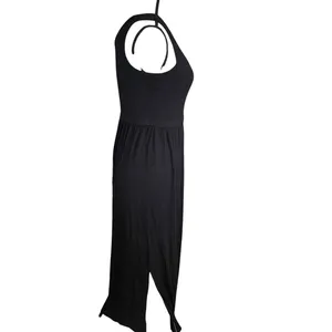J.Crew Maxi Dress Black Small Sleeveless Tank thumbnail 4