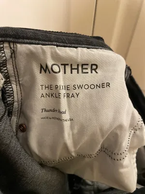MOTHER The Pixie Swooner Ankle Fray Skinny Jeans WOMENS SZ 29 Thunder Road thumbnail 9
