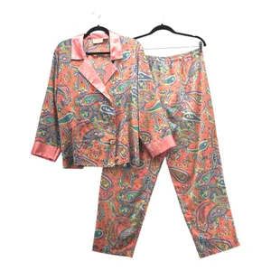 Victorias Secret Vintage Paisley Pajama Set‎ Pink Small thumbnail 1