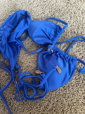 Blue Bikini Set Size M thumbnail 3