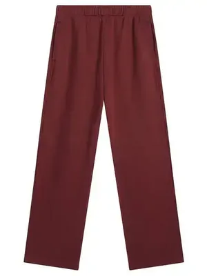 Skims (Gar) Cotton Fleece Classic Straight Leg Pant | Color MERLOT | Size Large thumbnail 3
