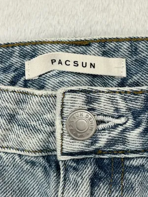 PacSun 90s Boyfriend Light Blue Wash Baggy Straight Leg Denim Jeans Women 26x32 thumbnail 6