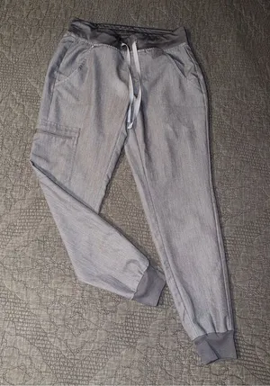 Figs Gray Women's Drawstring Jogger Pants thumbnail 1