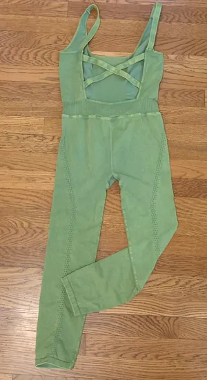 Free People Movement good karma onesie jumpsuit M/L thumbnail 6