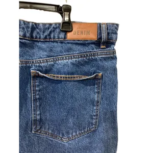 Women's Sezane Denim Wide Leg Jeans Dark Wash Blue Size FR 46/US 14-16 (38x32) thumbnail 7
