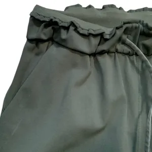 Lululemon High Rise Jogger Pants Olive Green Stretch Size 4 Paperbag Waist thumbnail 3