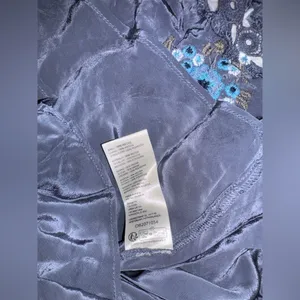 NEW FREE PEOPLE Bali Santa Cruz midi Dress In Blue sz XS thumbnail 8