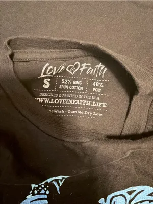 Love in faith Women's small "Strength & Dignity" Sea Turtle Graphic Tee thumbnail 3