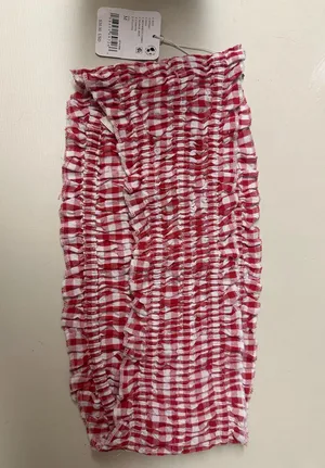 Free People Seersucker Smocked Bandeau thumbnail 5