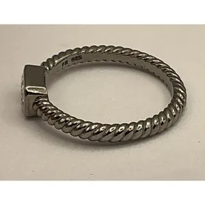 Freida Rothman Baguette Stacking Ring Sterling Silver 925 Size 7 East West thumbnail 7