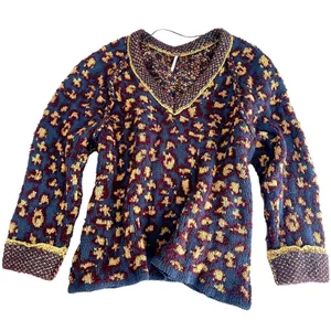 FREE PEOPLE Little Animal Oversized‎ Pullover Sweater Medium thumbnail 3