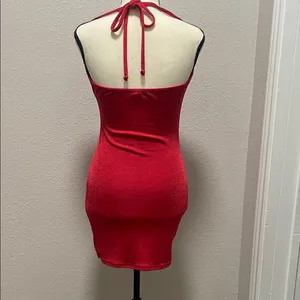 Nasty Gal Bold Red Mini Dress thumbnail 2