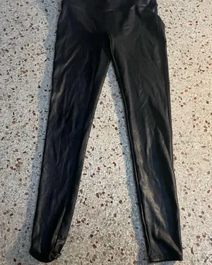 Faux Leather Leggings large black thumbnail 11
