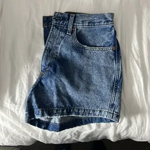 Abercrombie & Fitch Dark Blue Denim Jean Shorts thumbnail 3
