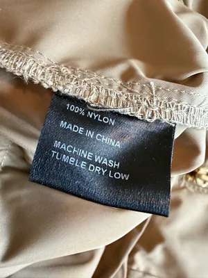 Cynthia Rowley Relaxed Nylon Cargo Pants Tan Khaki Loose Relaxed Fit Size 10 thumbnail 15