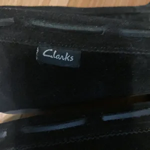 Clarks Leather Upper Moccasin Black Women’s Size 9 Medium Shoes Black Color thumbnail 5