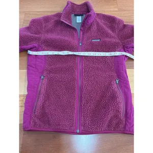 Patagonia R3 Hi-Loft Fleece Jacket Womens Large Purple Full Zip Polartec L thumbnail 4