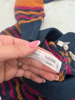 Anthropologie Multicolor Striped Knit Set Size XXS thumbnail 4