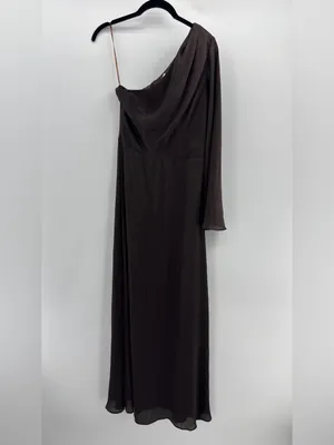 Sachin & Babi One Shoulder Keely Gown in‎ Brown thumbnail 4
