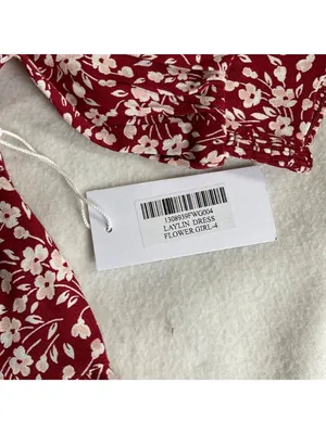 NWT Reformation Laylin mini dress red pink FLOWER GIRL SZ4 bust 32in thumbnail 3