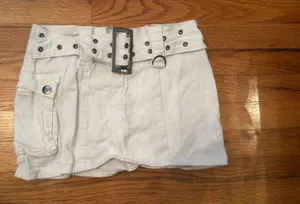 Edikted White Skirt  thumbnail 1
