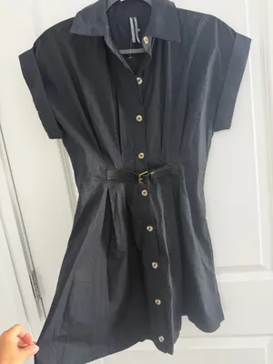 Anthropologie Faye short sleeve belted shirtdress thumbnail 2