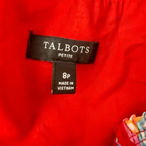 Talbots Red Petite‎ Dress thumbnail 4