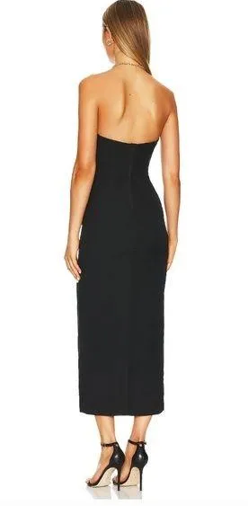 Bardot Eleni Midi Dress in Black thumbnail 2