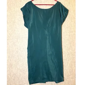 M.S.S.P. Max Studio Speciality Products XL Emerald Green Ruched Draped Dress NWT thumbnail 3